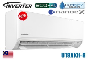 Điều hòa Panasonic 18.000BTU 1 chiều inverter U18XKH-8, HÀNG CHÍNH HÃNG NEW 2021