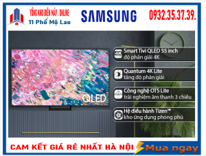 QLED Tivi 4K Samsung 55 inch QA55Q60BAK Smart Tivi Model Mới 2022