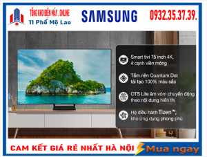 QLED Tivi 4K Samsung 75 inch QA75Q60BAKXXV Smart Tivi Model Mới 2022