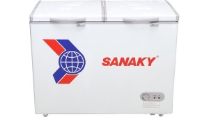 Tủ đông Sanaky VH-365W2 ( 260 Lít, 1 ngăn đông, 1 ngăn mát, 2 cánh mở, dàn lạnh nhôm )