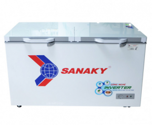Tủ đông Sanaky Inverter VH-2599W4KD ( 210 lít, 1 ngăn đông, 1 ngăn mát, 2 cánh mở, dàn lạnh đồng, mặt kính cường lực )