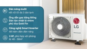 Dàn nóng Multi Inverter 3 HP LG A3UQ30GFD0