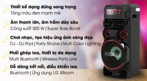 Loa điện karaoke LG Xboom RN7 500W 