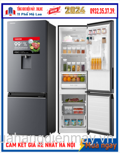 Tủ lạnh Toshiba Inverter 322 lít GR-RB405WE-PMV(06)-MG