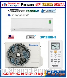 Điều hòa Panasonic 12000BTU 1 chiều inverter cao cấp XU12BKH-8 New 2025