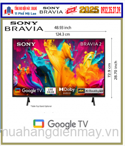 Bán Smart TiVi Sony BRAVIA 2 II 55 inch 4K HDR (K-55S20) Giá rẻ nhất 