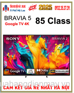 Nơi Bán Tivi Mini LED Sony 4K 85 inch Bravia 5 K-85XR50 New 2025