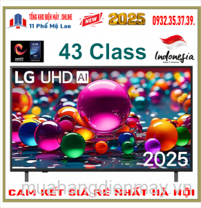 Smart Tivi LG 4K 43 inch ThinQ AI 43UA8450PSA New 2025