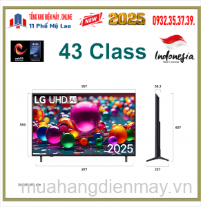 Smart Tivi LG 4K 43 inch ThinQ AI 43UA8450PSA New 2025