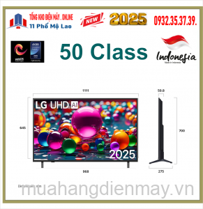 Smart Tivi LG 4K 50 inch ThinQ AI 50UA8450PSA New 2025