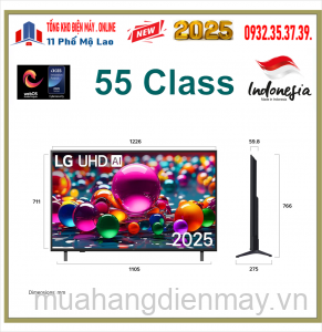 Smart Tivi LG 4K 55 inch ThinQ AI 55UA8450PSA New 2025