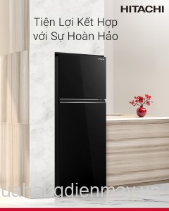 Tủ lạnh Hitachi Inverter 409 lít HRTN6443SGBKVN New 2025