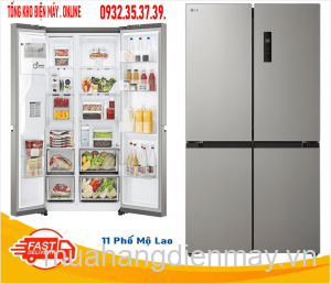 Tủ lạnh LG Inverter 474 lít Multi Door màu bạc LFB47SVM Mới 2025
