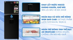 Tủ lạnh Panasonic Inverter 366 lít NR-BL381WKVN