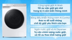 Máy giặt Samsung AI Inverter 9kg WW90TP44DSH/SV Mới 2021