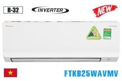 Điều hòa Daikin 9000 BTU inverter 1 chiều FTKB25WAVMV Mới 2022
