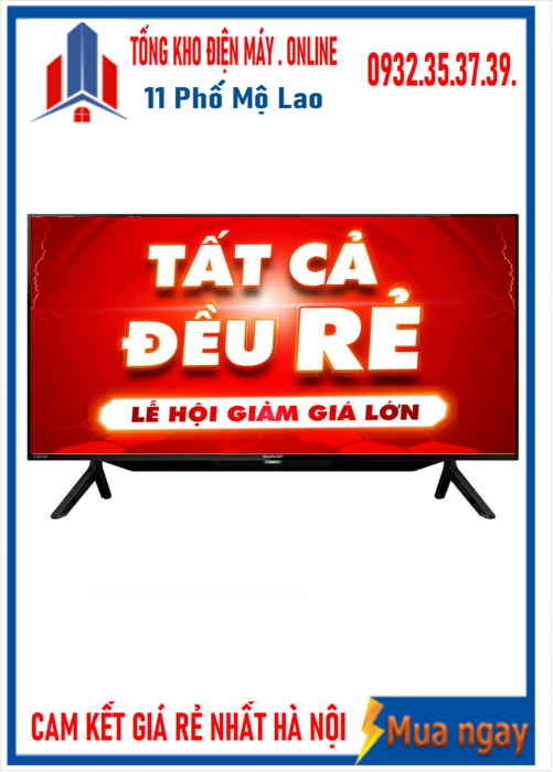 Android Tivi Sharp 2T-C42BG1X Smart 42 Inch ( Android 9.0 )
