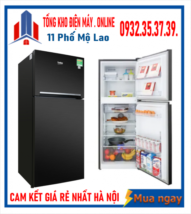 Tủ lạnh Beko Inverter 188 lít RDNT200I50VWB