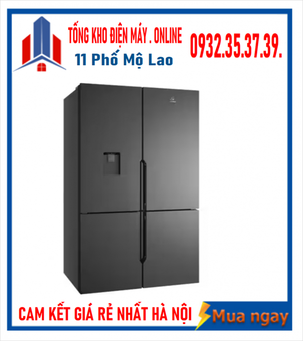 Tủ lạnh 4 cánh 562L UltimateTaste 700 - Đen nhám Matt ( EQE5660A-B ) MỚI 2023