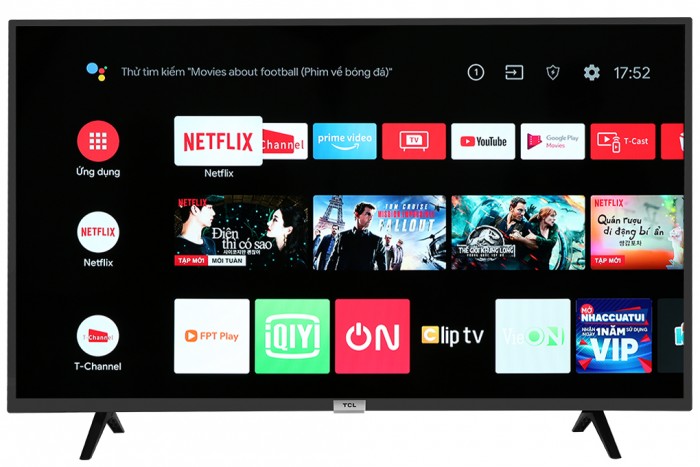 Android Tivi TCL 43 inch L43S5200  Mới 2021