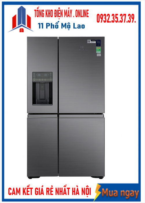 Tủ lạnh Electrolux Inverter 609 Lít EQE6879A-B