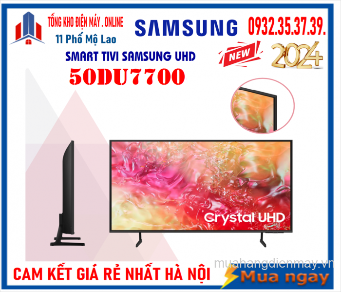 Smart Tivi Samsung 50DU7700 UHD 4K 50 inch [2024]