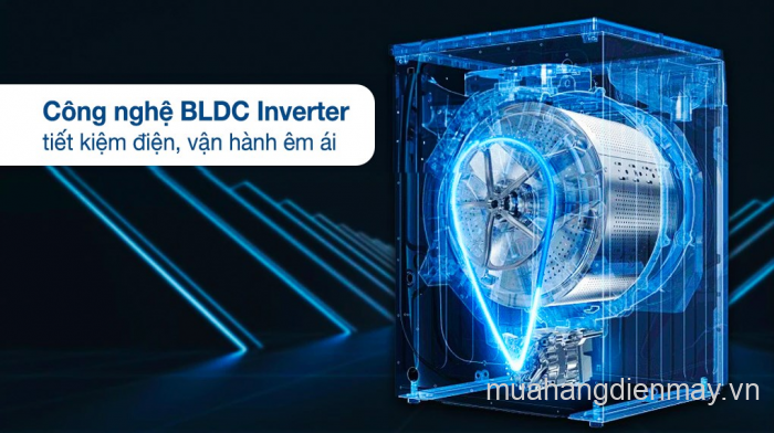 Máy giặt Sharp 10.5 kg Inverter ES-FH105BV-B Mới 2024