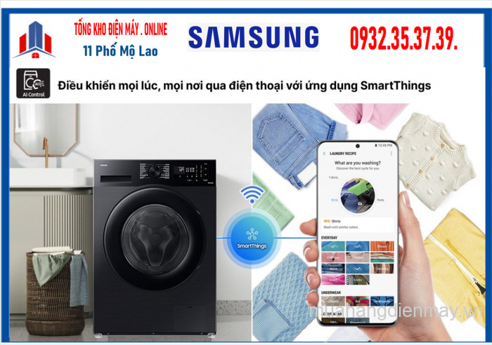 Máy giặt Samsung 12 kg  Inverter WW12CGC04DABSV NEW 2024