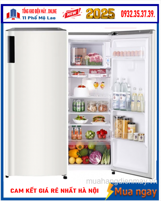 Tủ lạnh LG 1 cửa 195 lít Mầu be tự nhiên LOB16BGM Mới 2025