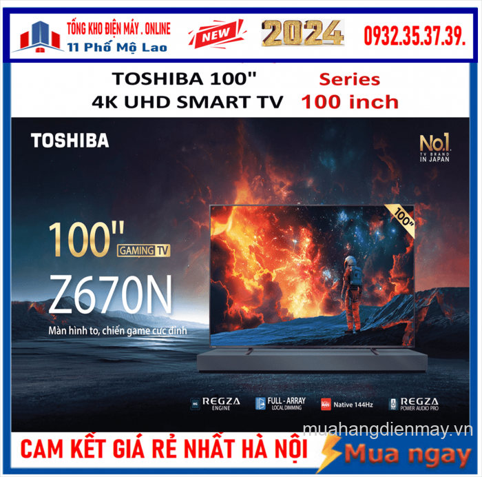 Tivi Toshiba Qled 100 inch Series 100Z670NP