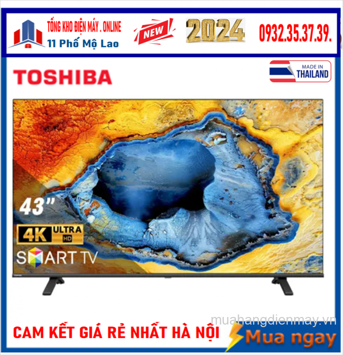 Smart Tivi Toshiba 43 inch 4K Utra HD Series 43E330NP 