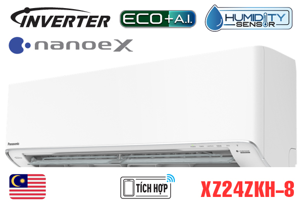 Điều hòa Panasonic 2 chiều inverter 24.000BTU XZ24ZKH-8 MỚI 2023