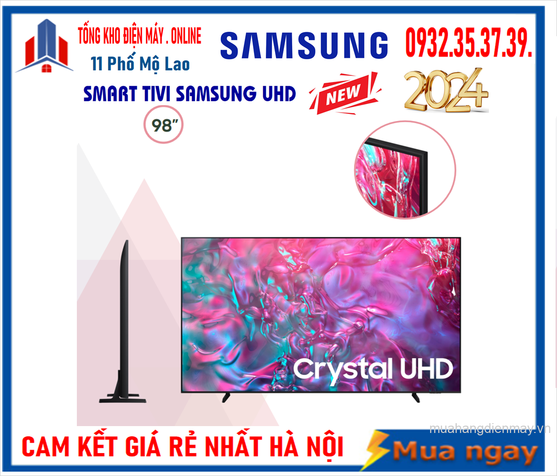 Smart Tivi Samsung 98DU9000 UHD 4K 98 inch [2024]